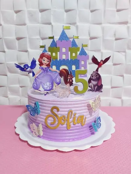 Topo de Bolo Princesa Sofia Novo