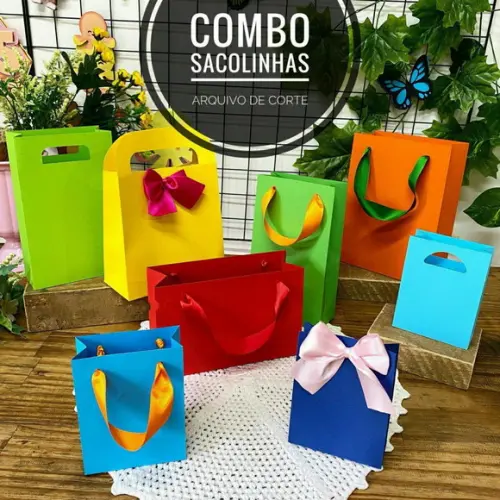 Kit Combo Sacolas