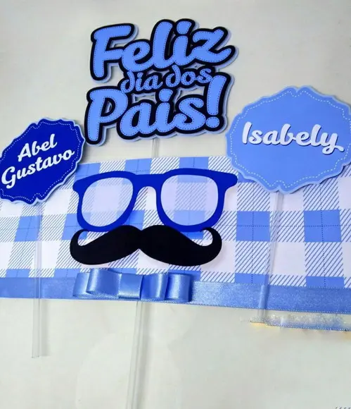 Topo de Bolo Dia dos Pais