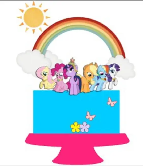 Topo de Bolo My Little Pony 3