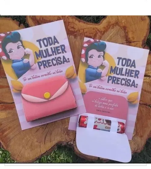 Cartão Dia da Mulher Baton