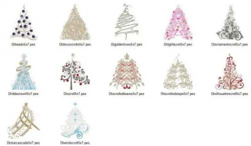 Kit Arvores de Natal