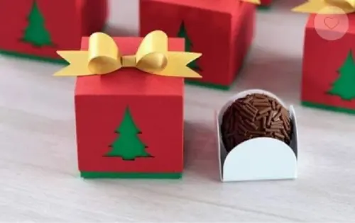 Caixinha 1 Brigadeiro de Natal