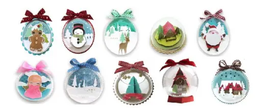 Kit 10 Bolinhas de Natal