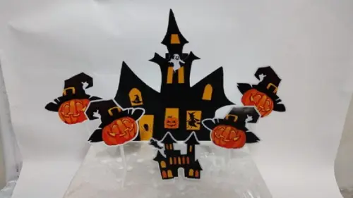 Topo de Bolo Halloween 4
