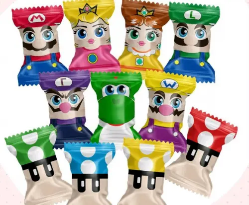 Balinhas Mario Bros e Cogumelos