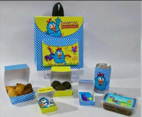 Mochila Galinha Pintadinla Escola
