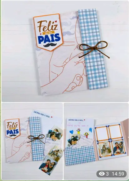 Envelope Miolo Gabarito Pais