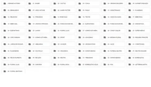 Kit 60 Cartões Sus Personalizados em pdf e Png