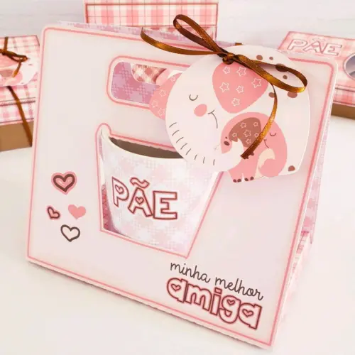 Embalagem Caneca Pai e Mãe