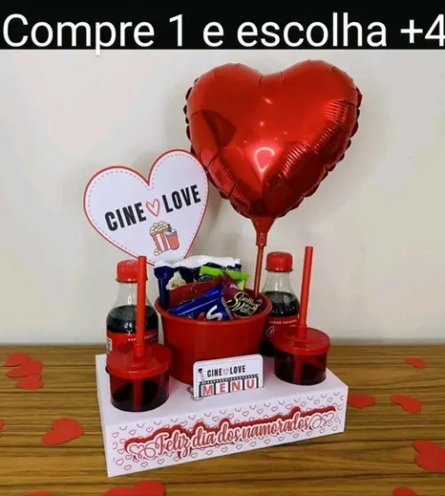Kit Cineminha Love dos Namorado