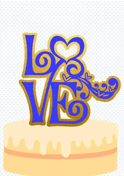 Tp Dia dos Namorados Love Azul