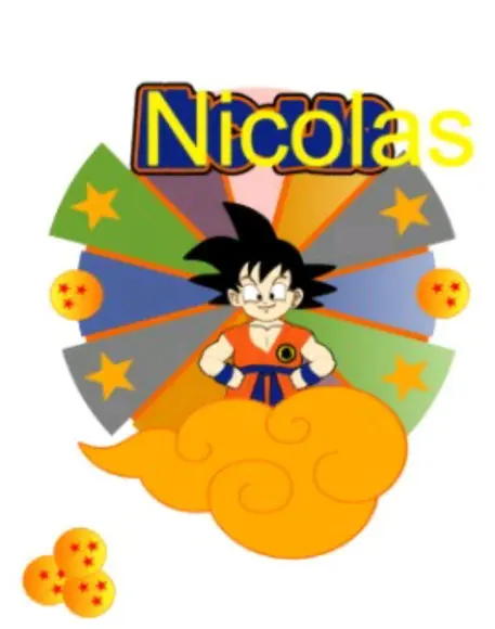 Topo de Bolo Dragon Ball Goku 2