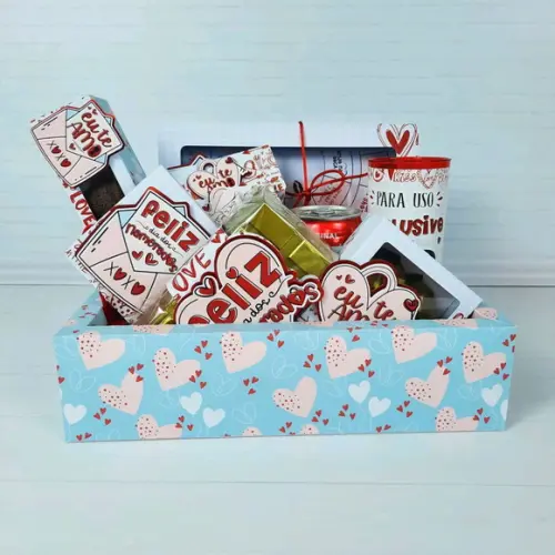 Cesta Feliz Dia dos Namorados