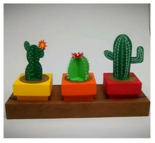 Trio de Cactos