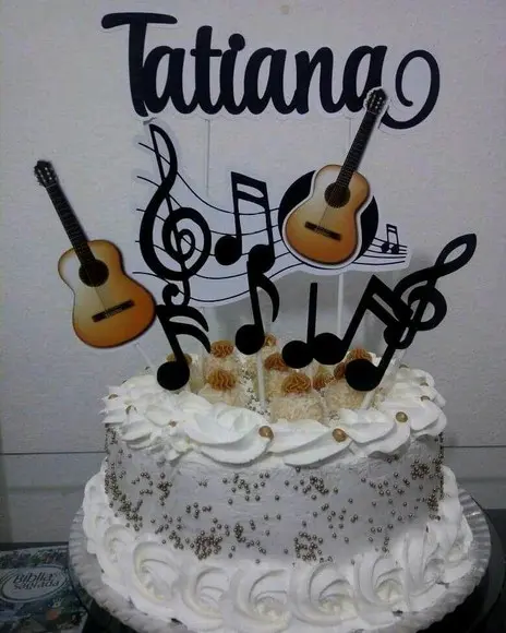 Topo de Bolo Violão