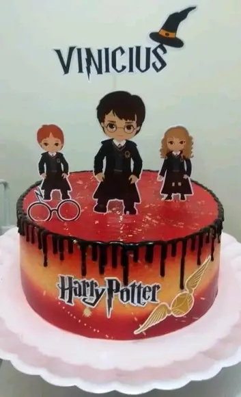 Topo de Bolo Harry Potter 7