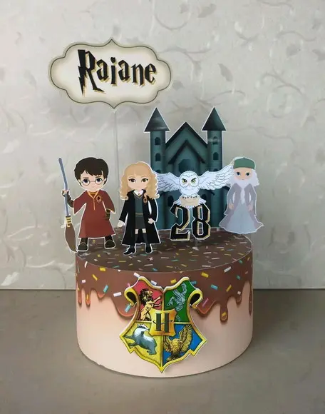 Topo de Bolo Harry Potter 8