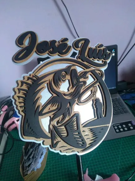 Topo de Bolo o Pescador