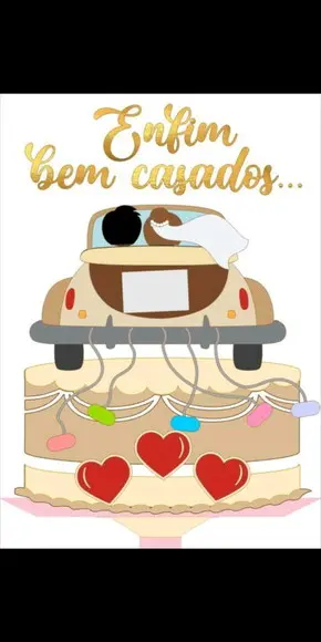 Topo de Bolo Casamento 3