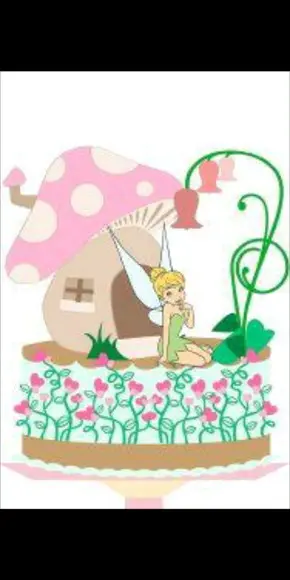Topo de Bolo Tinker Bell 2