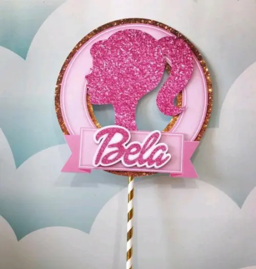 Topo de Bolo da Barbie 2