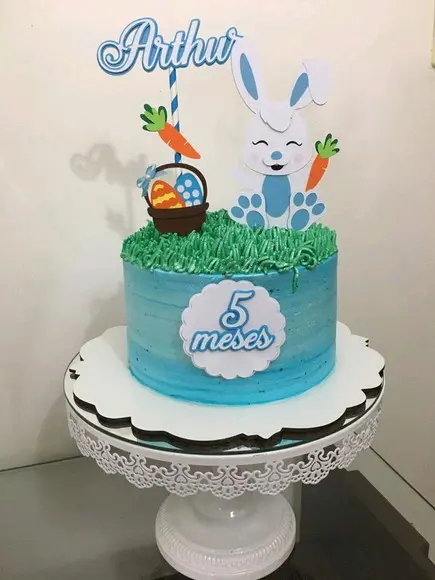 Topo de Bolo Páscoa Coelho