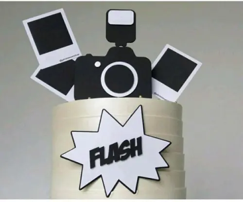 Topo Máquina Fotográfica Flash