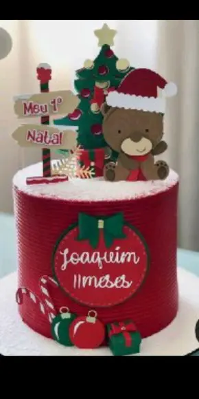 Primeiro Natal "urso"