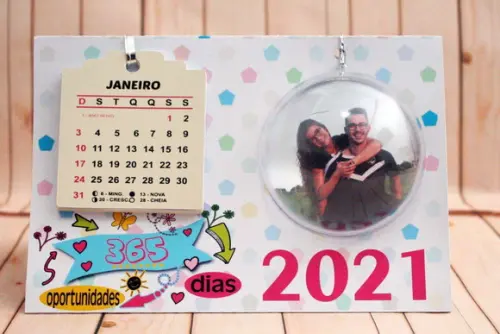 Calendário Bola de Natal