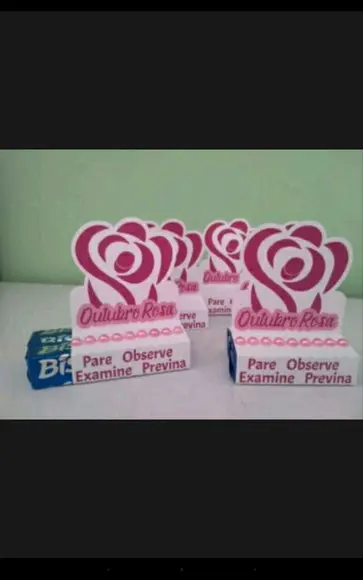 Caixa Porta Bis Outubro Rosa