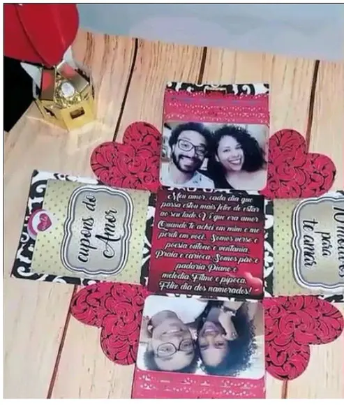 Cx Explosiva Balão Dia dos Namorados