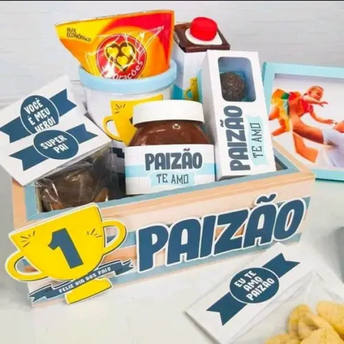 Caixa Cafe da Manha Dia dos Pais