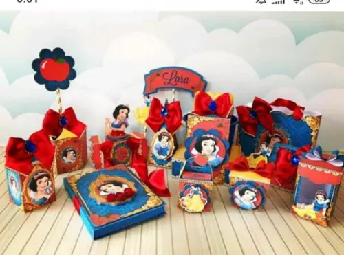 Kit Festa Branca de Neve