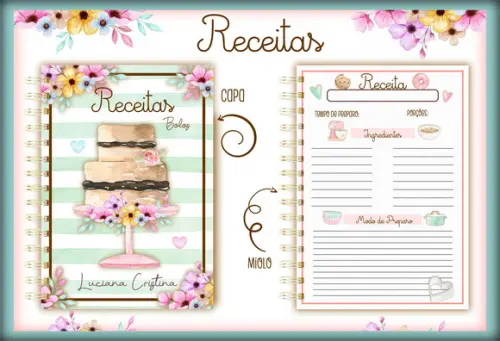 Arq pdf Caderno p/ Receita - "bolos"