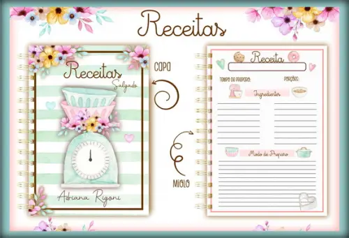Arq pdf Caderno p/ Receita - "salgados"