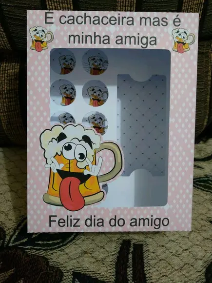 Arq Corte Caixa Feliz Dia da Amiga