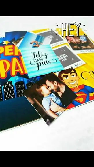 Álbum de Figurinhas Dia dos Pais