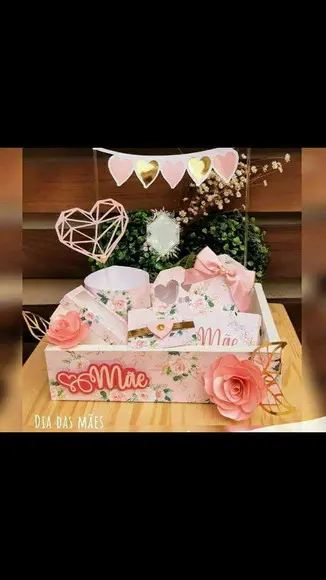 Cx Cafe da Manha Dia das Mães Floral