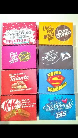 Cx Chocolate Personalizado Dia dos Namorados