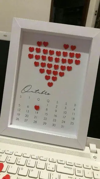 Quadro Aniversário de Namoro