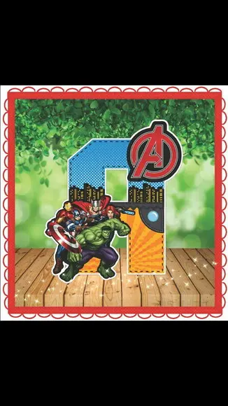 Arquivo de Corte Alfabeto Completo 3d Vingadores