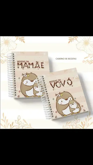 Caderno de Receitas Mamãe - Vovó