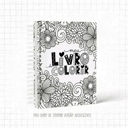 Livro de Colorir p/ Jovens e Adolescente