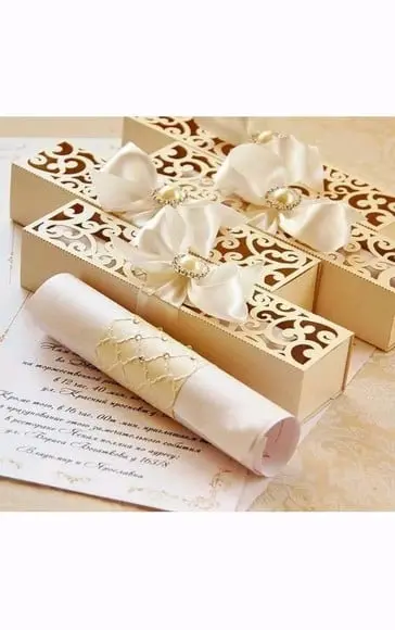Cx Convite de Casamento Luxo