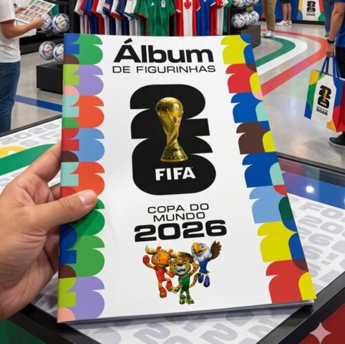 Álbum de figurinhas copa 2026
