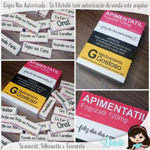CAIXA APIMENTATIL - REMEDIO DOS NAMORADOS