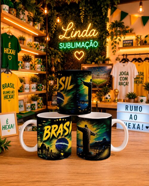 SUBLIMAÇÃO CANECA COPA DO BRASIL