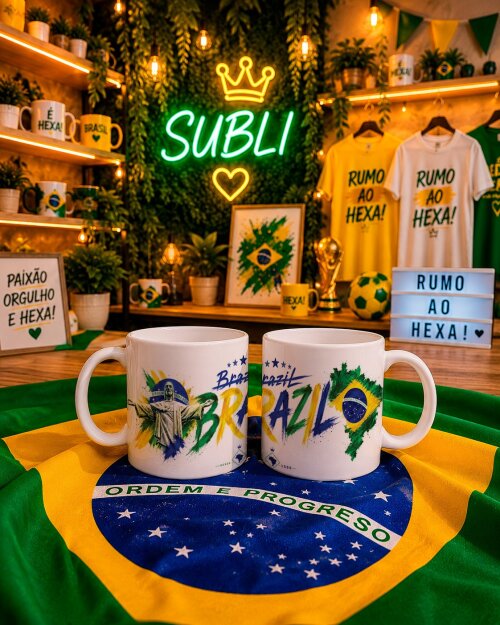 SUBLIMAÇÃO CANECA COPA DO BRASIL