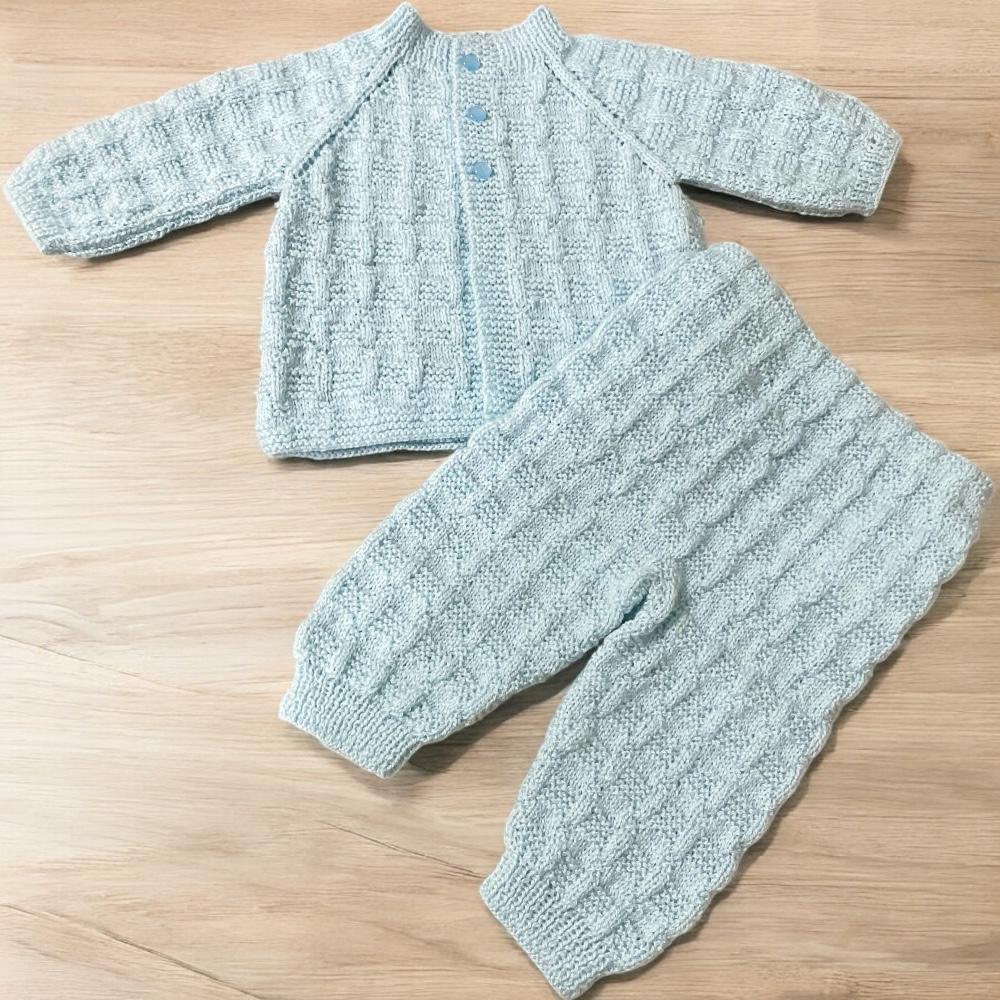 Conjunto de lã para Bebê